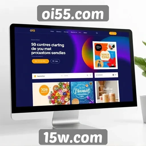 Interface intuitiva do oi55.com melhora acessibilidade